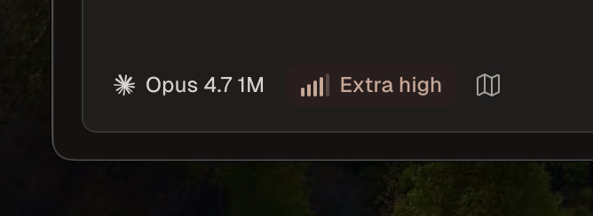 Effort toggle for Claude models